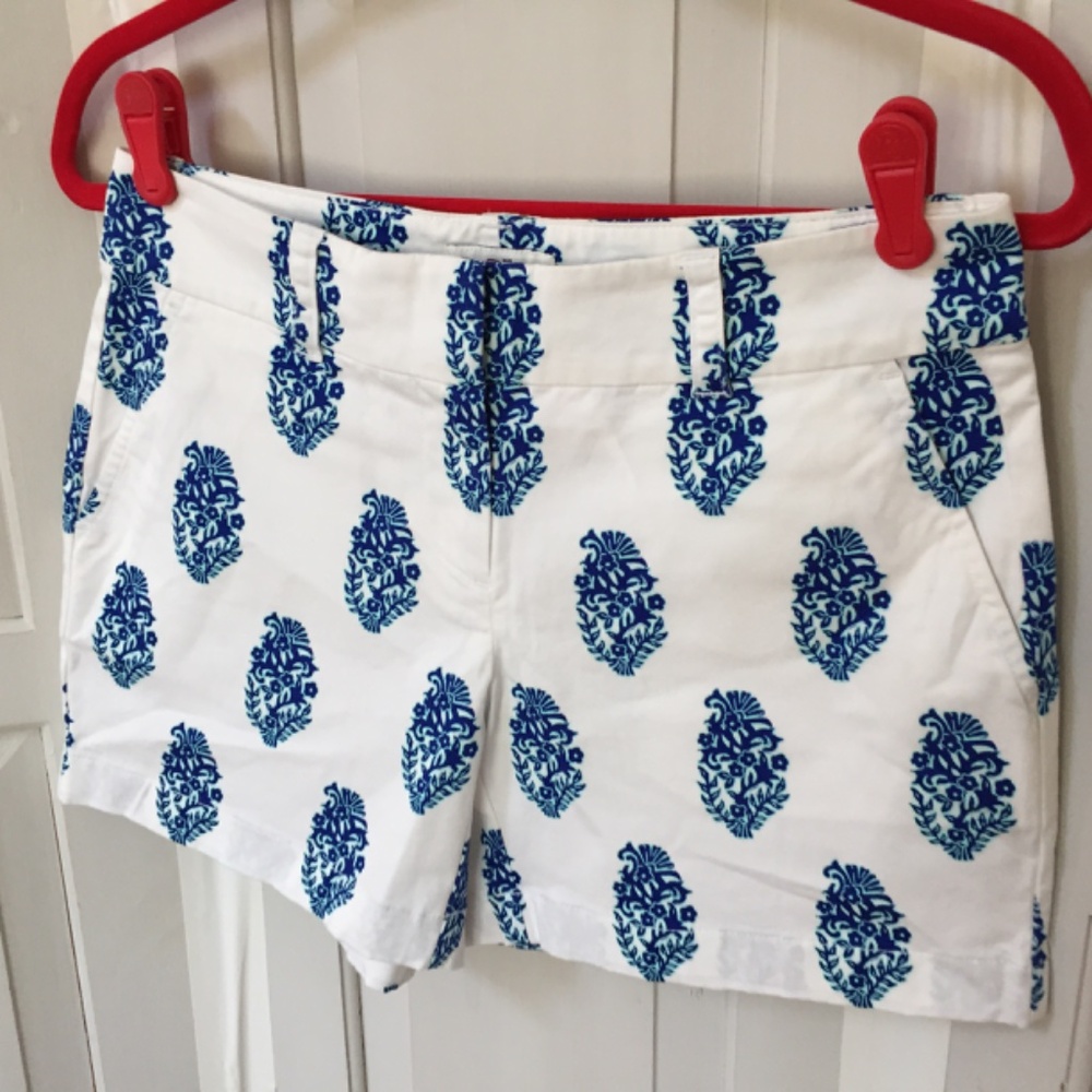 Vineyard Vines White & Blue Shell Fleur Shorts~ "Ocean Reef" NWT - Picture 5 of 11